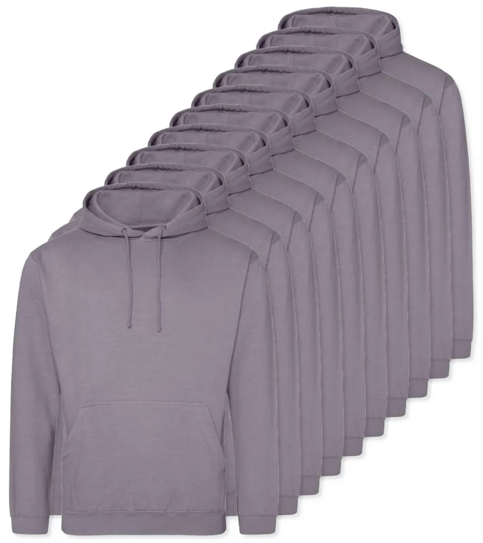 Pack de 10 AWDis Just Hoods JH001 - Sweat à Capuche Confort et Style Unisexe