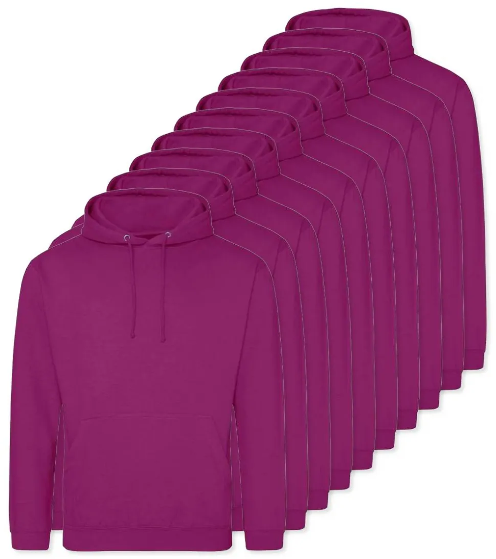 Pack de 10 AWDis Just Hoods JH001 - Sweat à Capuche Confort et Style Unisexe