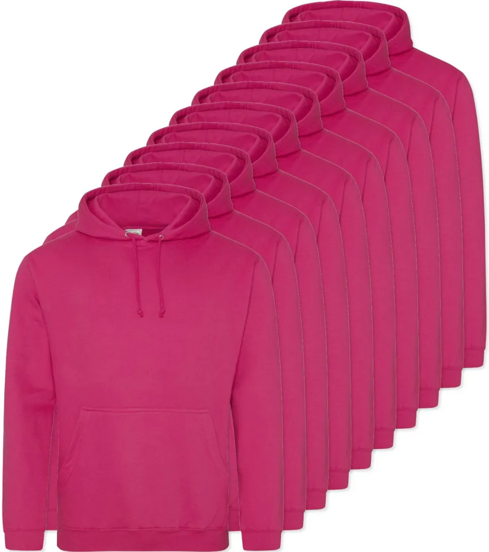 Pack de 10 AWDis Just Hoods JH001 - Sweat à Capuche Confort et Style Unisexe