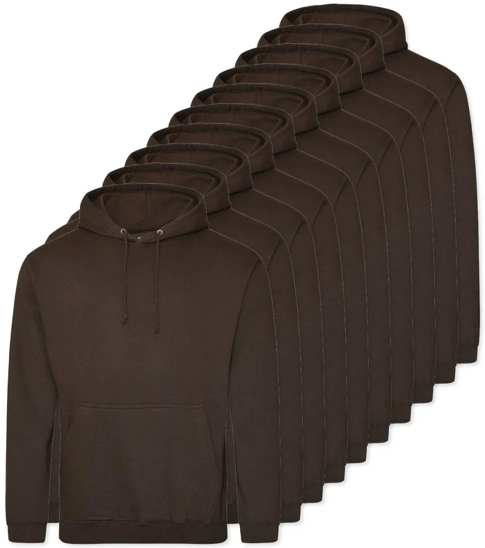 Pack de 10 AWDis Just Hoods JH001 - Sweat à Capuche Confort et Style Unisexe