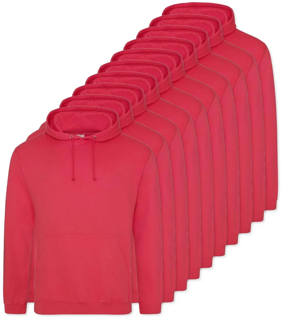 Pack de 10 AWDis Just Hoods JH001 - Sweat à Capuche Confort et Style Unisexe