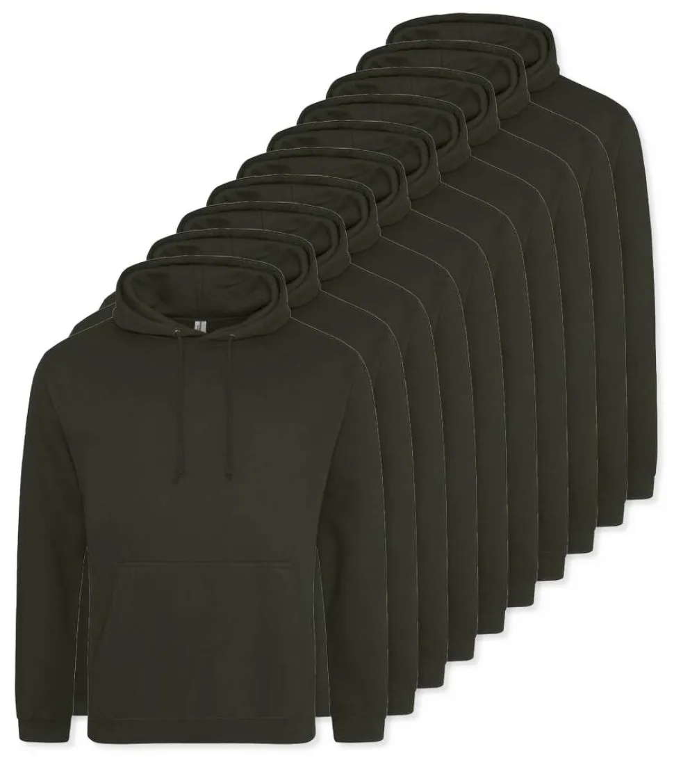 Pack de 10 AWDis Just Hoods JH001 - Sweat à Capuche Confort et Style Unisexe