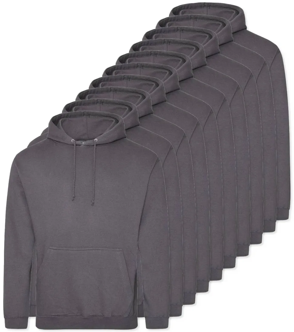 Pack de 10 AWDis Just Hoods JH001 - Sweat à Capuche Confort et Style Unisexe