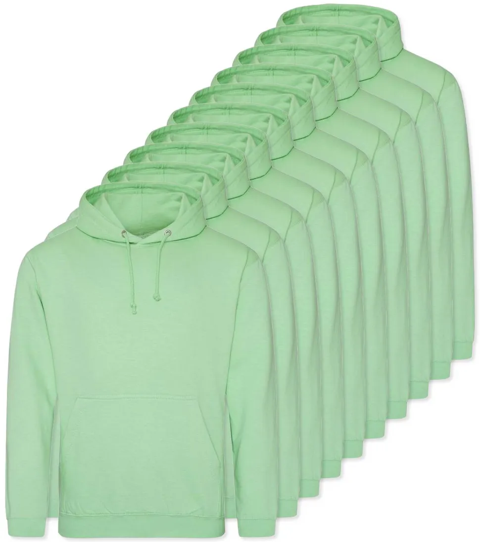 Pack de 10 AWDis Just Hoods JH001 - Sweat à Capuche Confort et Style Unisexe