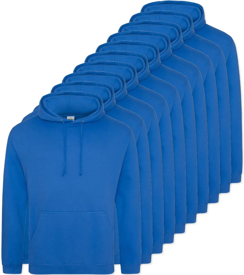 Pack de 10 AWDis Just Hoods JH001 - Sweat à Capuche Confort et Style Unisexe