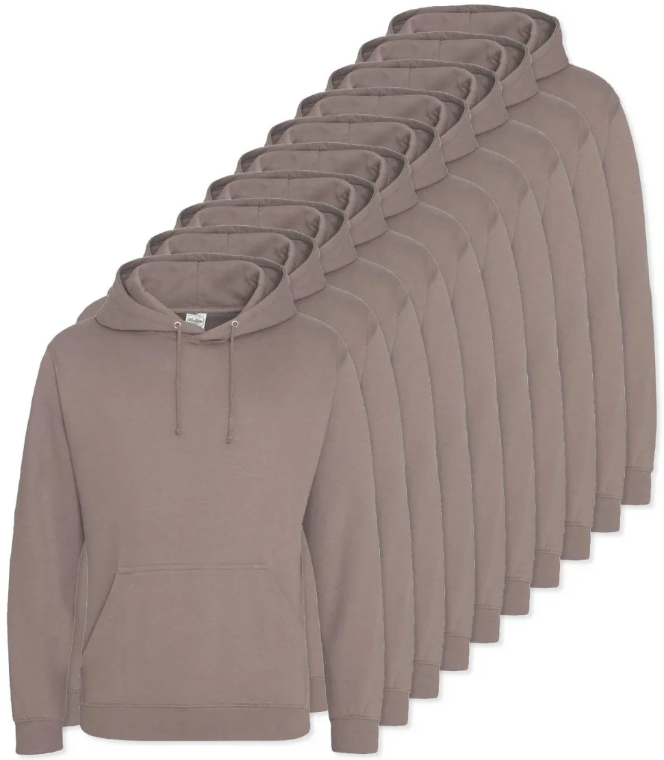 Pack de 10 AWDis Just Hoods JH001 - Sweat à Capuche Confort et Style Unisexe