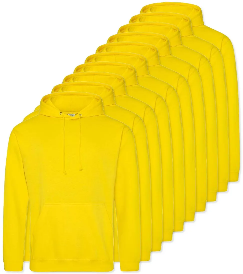 Pack de 10 AWDis Just Hoods JH001 - Sweat à Capuche Confort et Style Unisexe