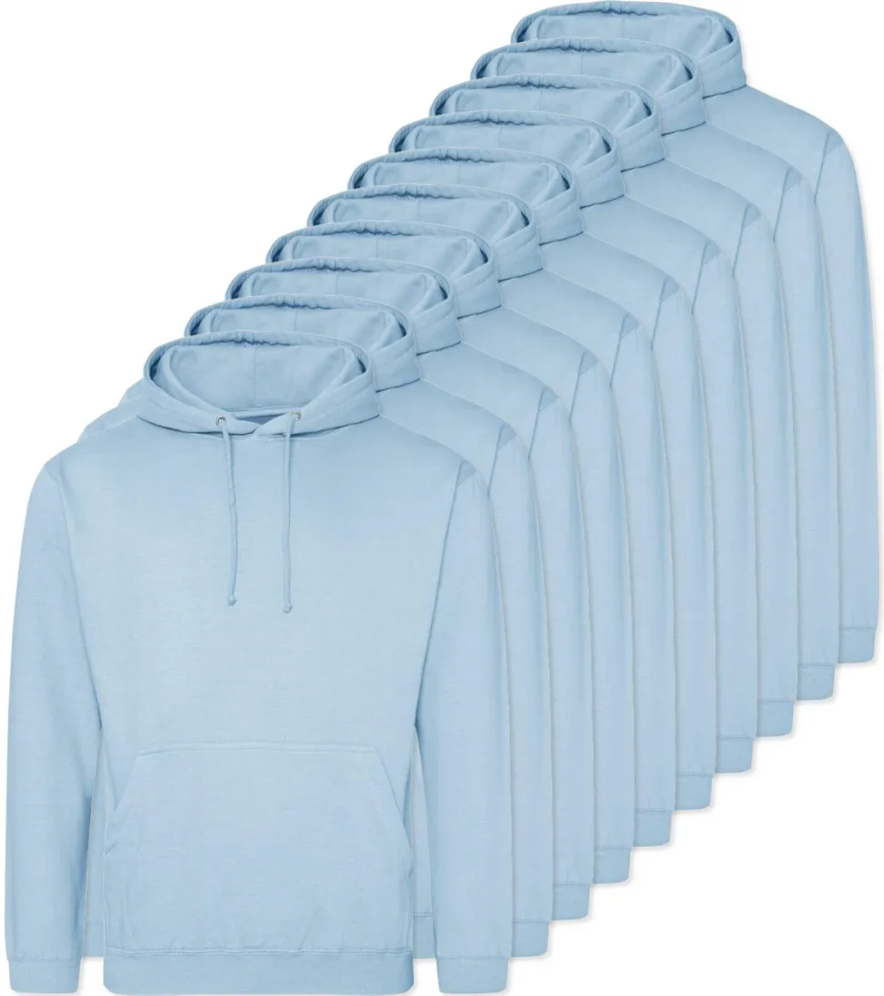 Pack de 10 AWDis Just Hoods JH001 - Sweat à Capuche Confort et Style Unisexe
