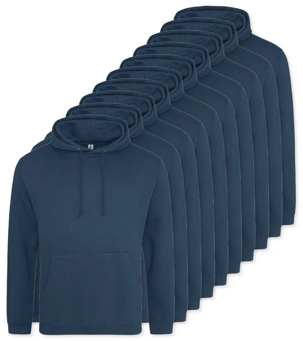Pack de 10 AWDis Just Hoods JH001 - Sweat à Capuche Confort et Style Unisexe