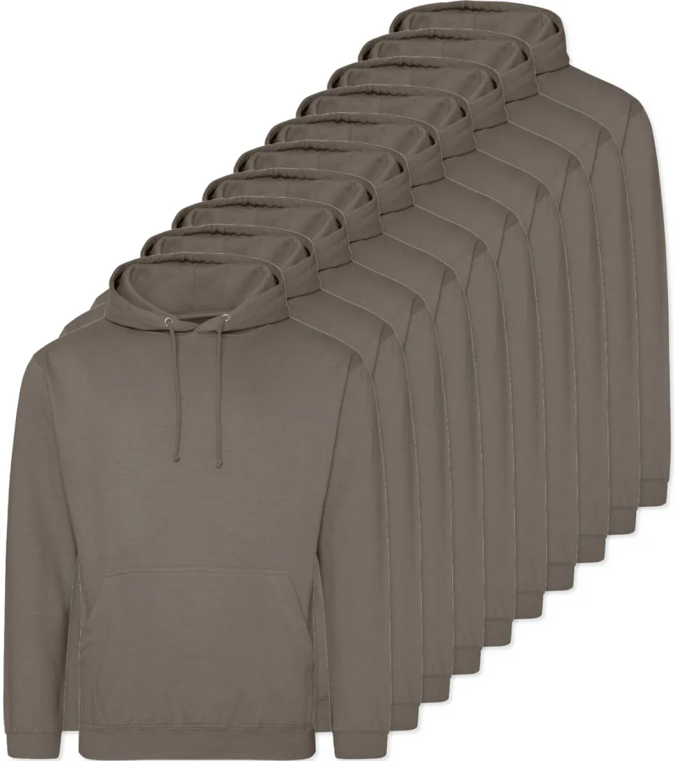 Pack de 10 AWDis Just Hoods JH001 - Sweat à Capuche Confort et Style Unisexe