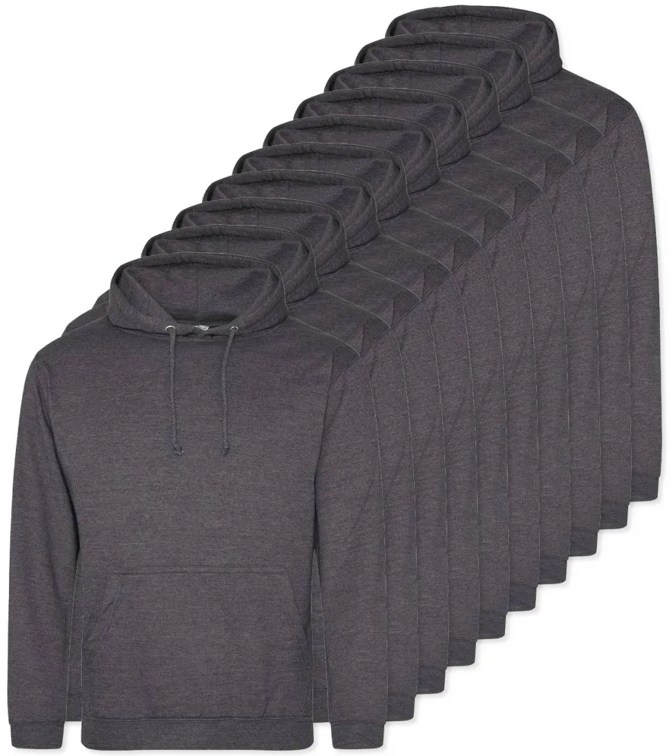 Pack de 10 AWDis Just Hoods JH001 - Sweat à Capuche Confort et Style Unisexe