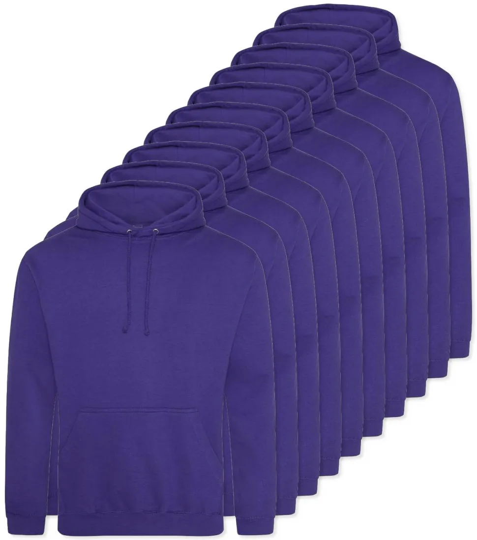Pack de 10 AWDis Just Hoods JH001 - Sweat à Capuche Confort et Style Unisexe