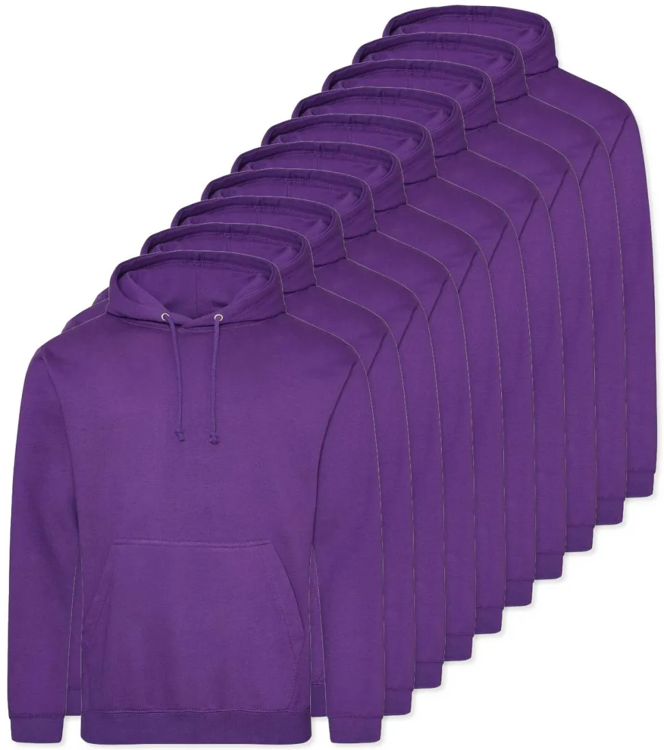 Pack de 10 AWDis Just Hoods JH001 - Sweat à Capuche Confort et Style Unisexe