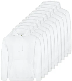 Pack de 10 AWDis Just Hoods JH001 - Sweat à Capuche Confort et Style Unisexe