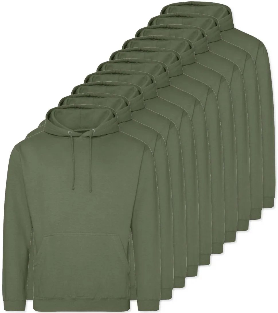 Pack de 10 AWDis Just Hoods JH001 - Sweat à Capuche Confort et Style Unisexe