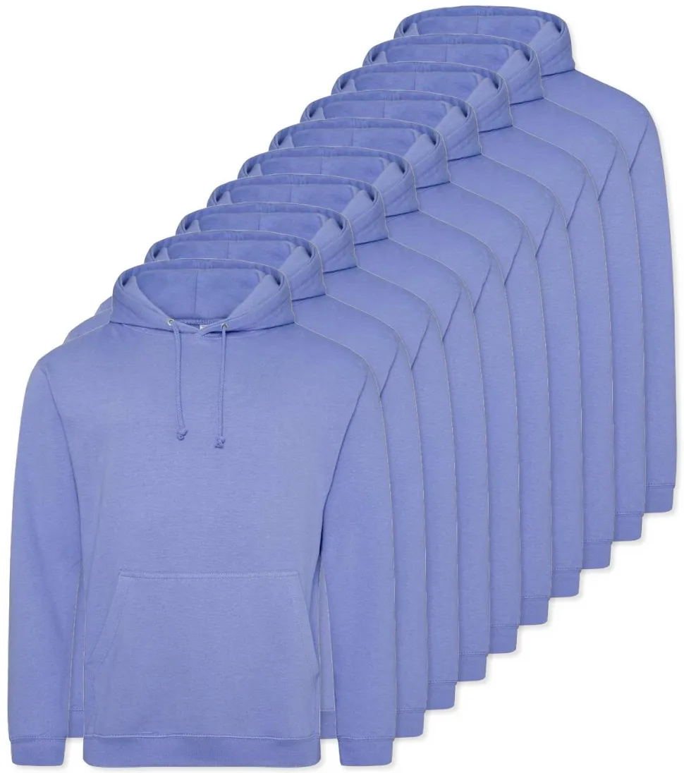 Pack de 10 AWDis Just Hoods JH001 - Sweat à Capuche Confort et Style Unisexe