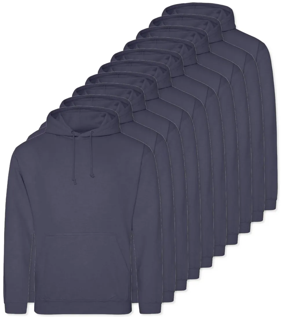 Pack de 10 AWDis Just Hoods JH001 - Sweat à Capuche Confort et Style Unisexe