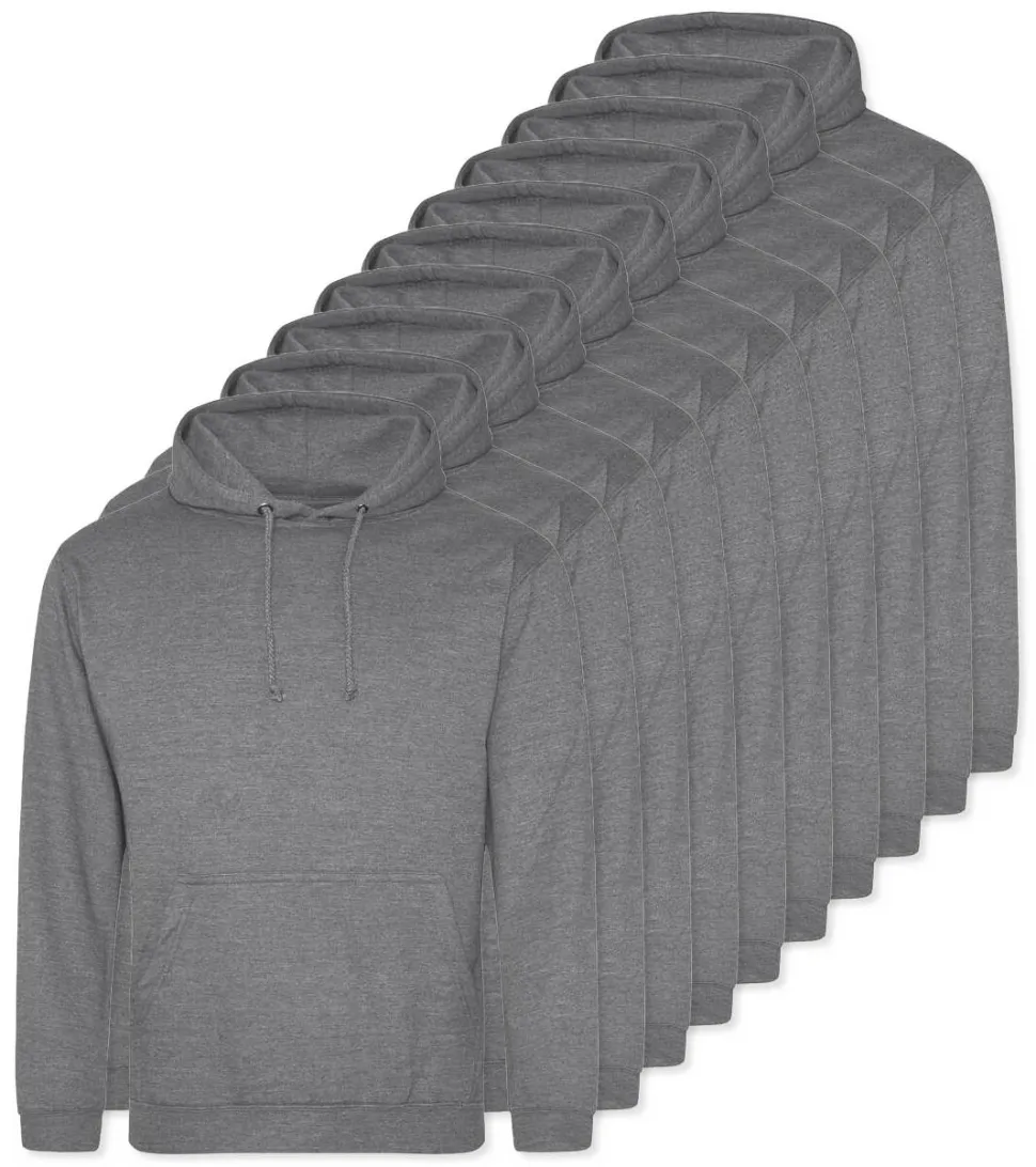 Pack de 10 AWDis Just Hoods JH001 - Sweat à Capuche Confort et Style Unisexe