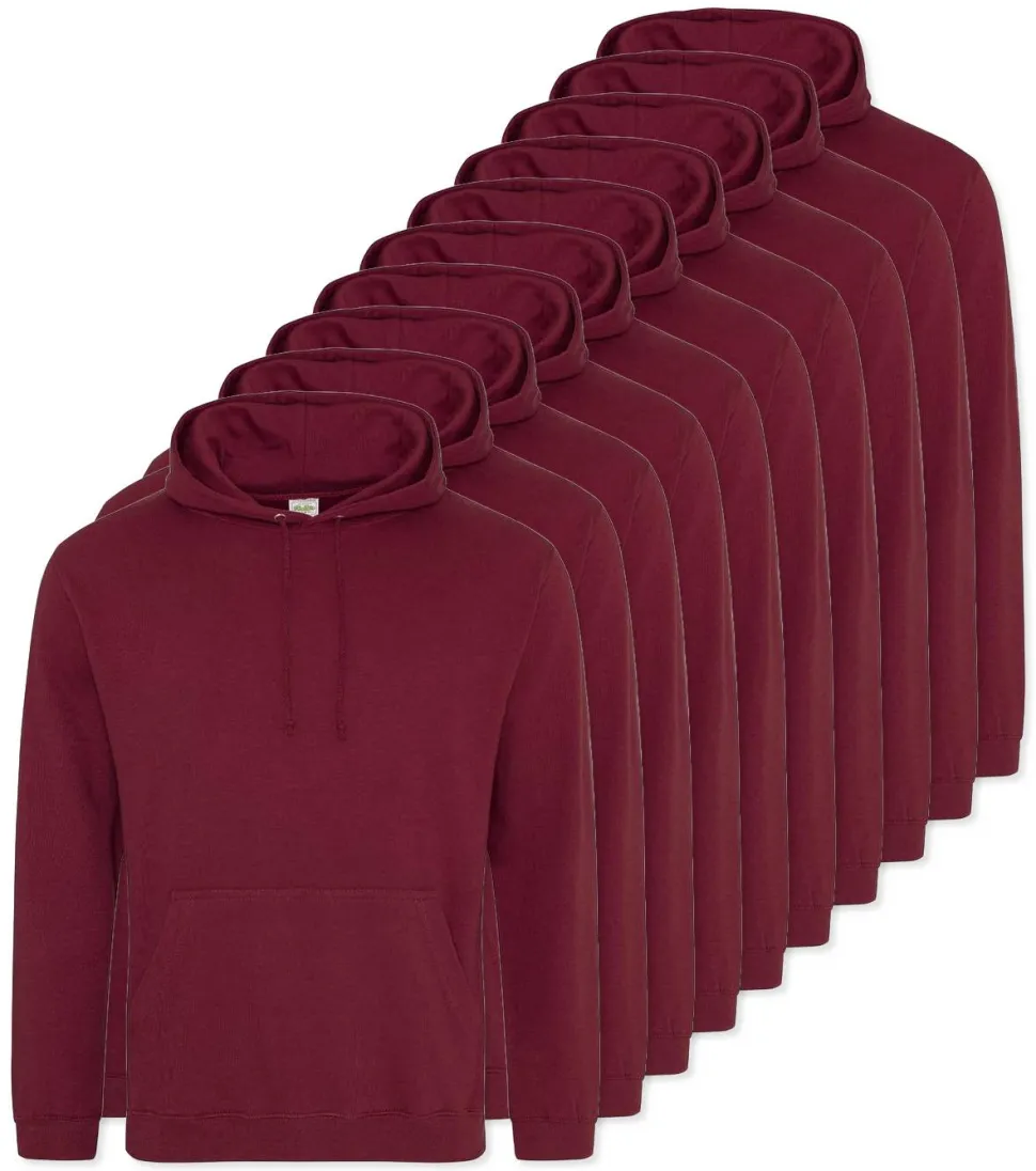 Pack de 10 AWDis Just Hoods JH001 - Sweat à Capuche Confort et Style Unisexe