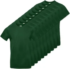Pack de 10 B&C BC03T - Tee-Shirt Homme 100% Coton