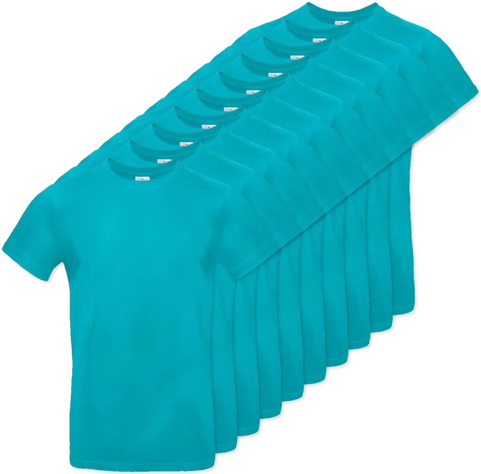 Pack de 10 B&C BC03T - Tee-Shirt Homme 100% Coton