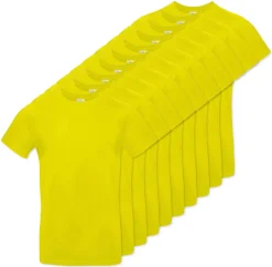 Pack de 10 B&C BC03T - Tee-Shirt Homme 100% Coton
