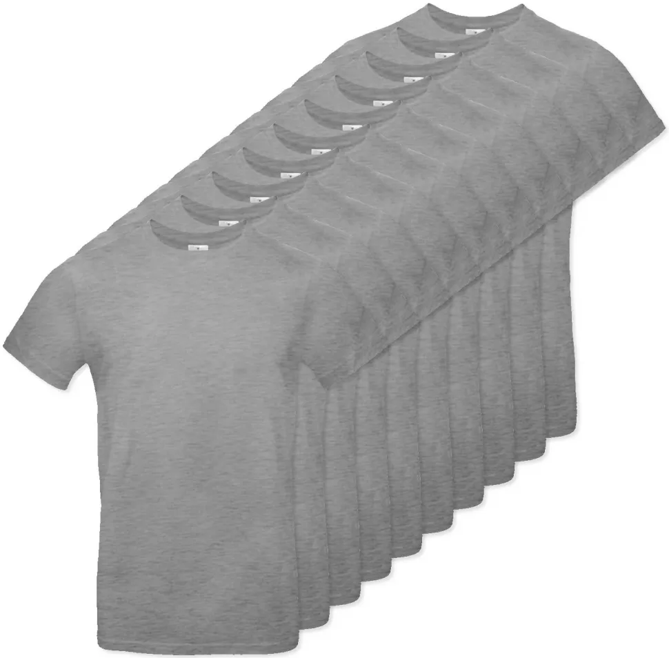 Pack de 10 B&C BC03T - Tee-Shirt Homme 100% Coton