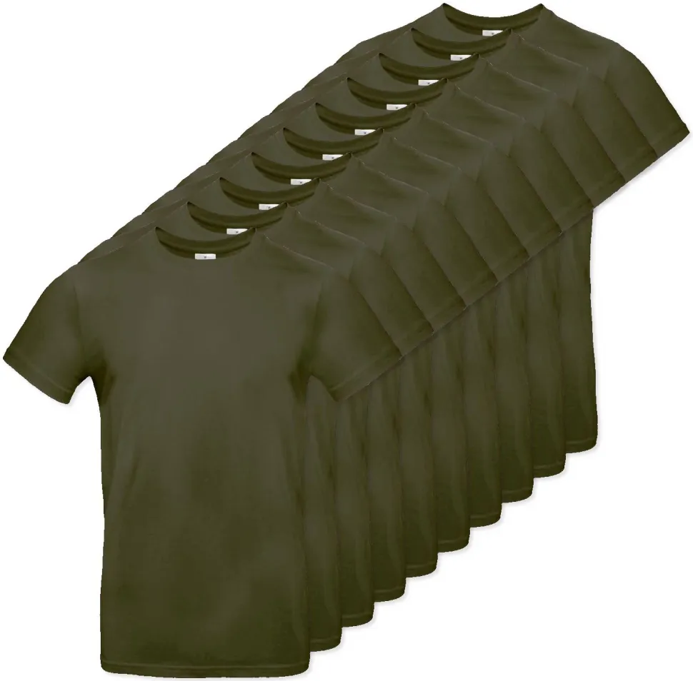 Pack de 100 B&C BC03T - Tee-Shirt Homme 100% Coton