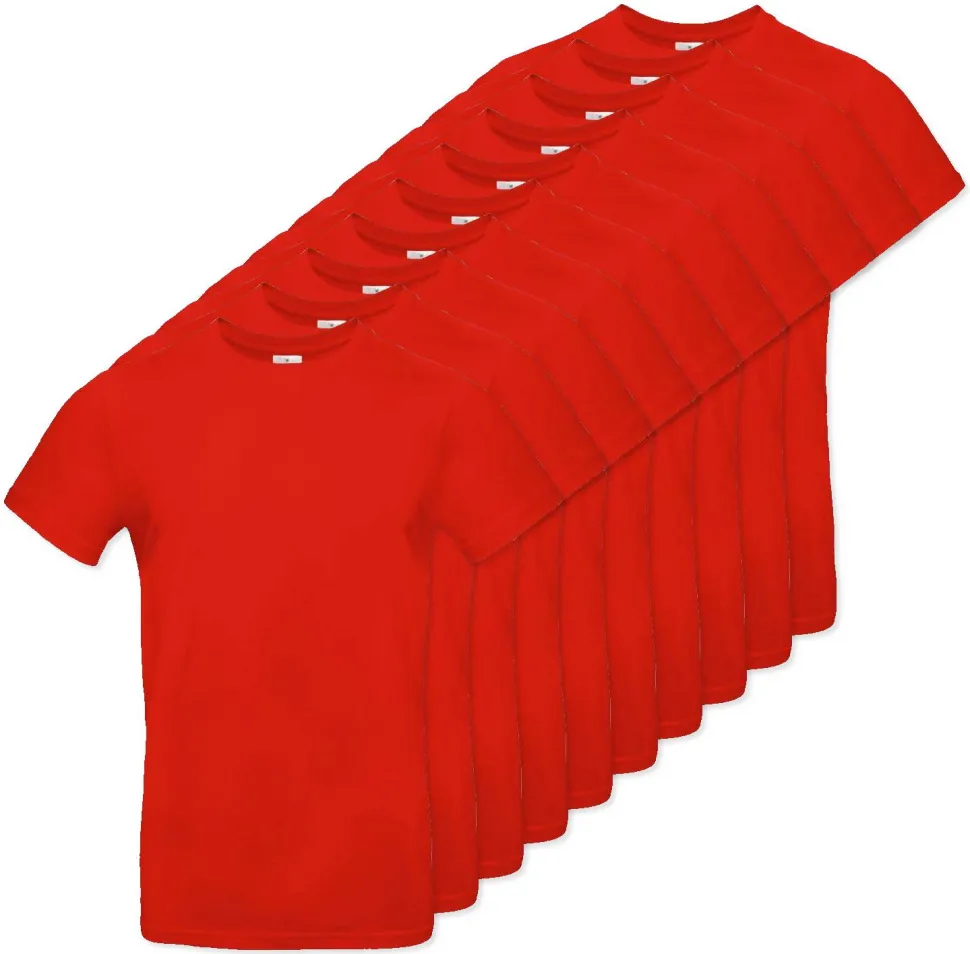 Pack de 100 B&C BC03T - Tee-Shirt Homme 100% Coton