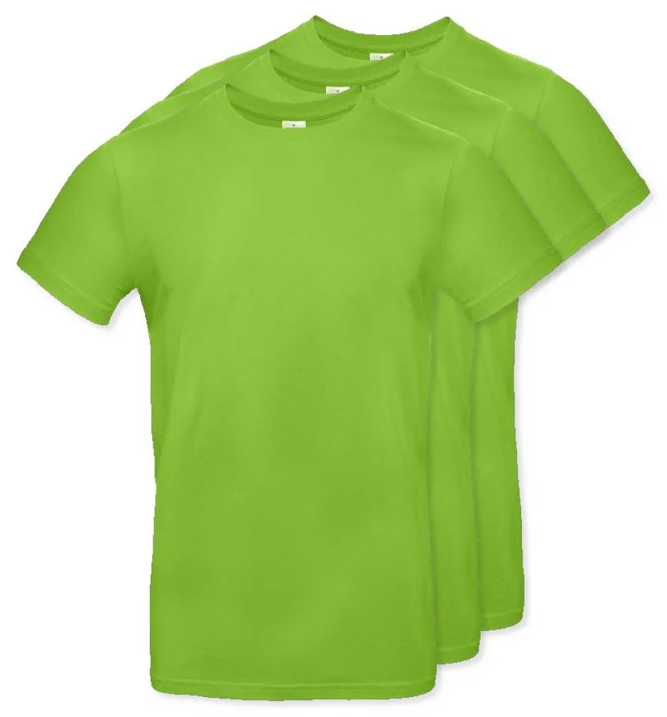 Pack de 3 B&C BC03T - Tee-Shirt Homme 100% Coton
