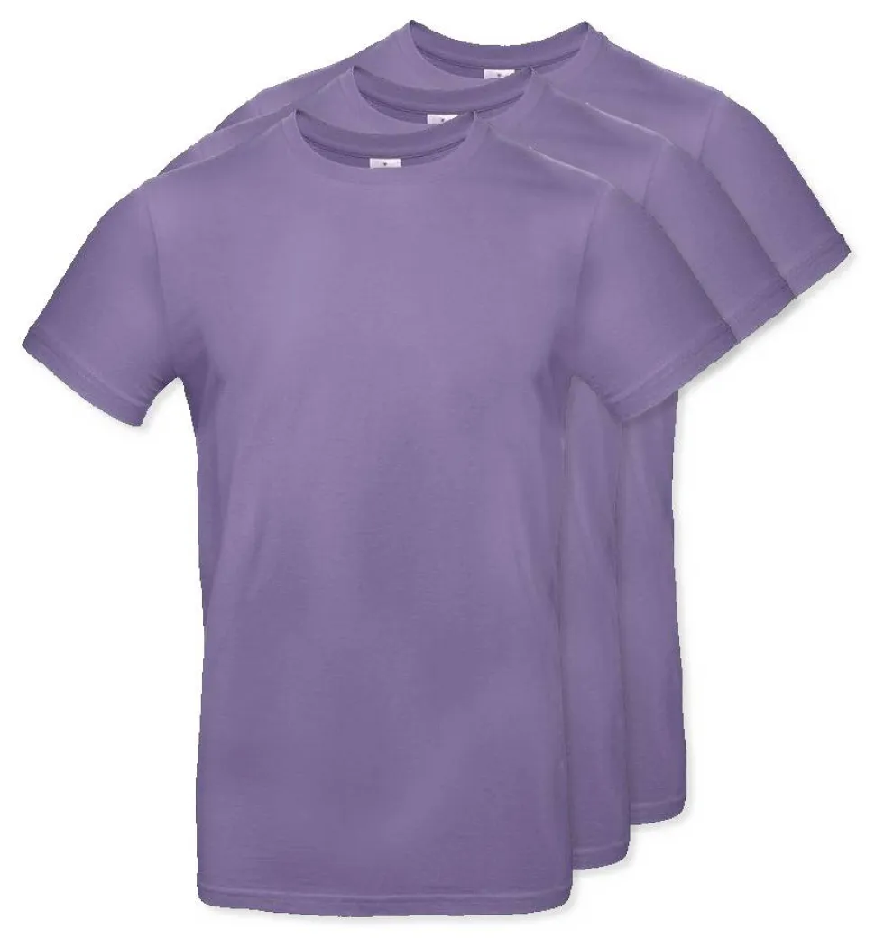 Pack de 3 B&C BC03T - Tee-Shirt Homme 100% Coton