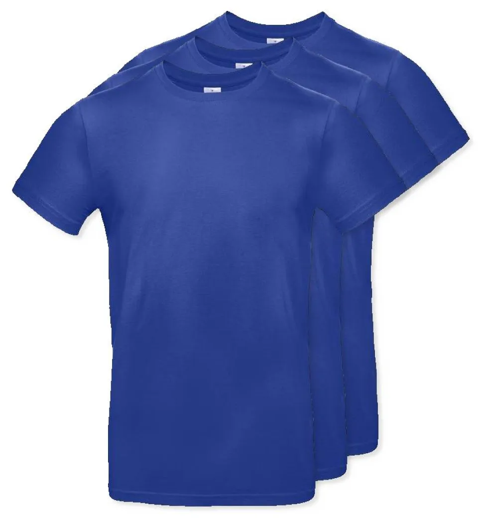 Pack de 3 B&C BC03T - Tee-Shirt Homme 100% Coton