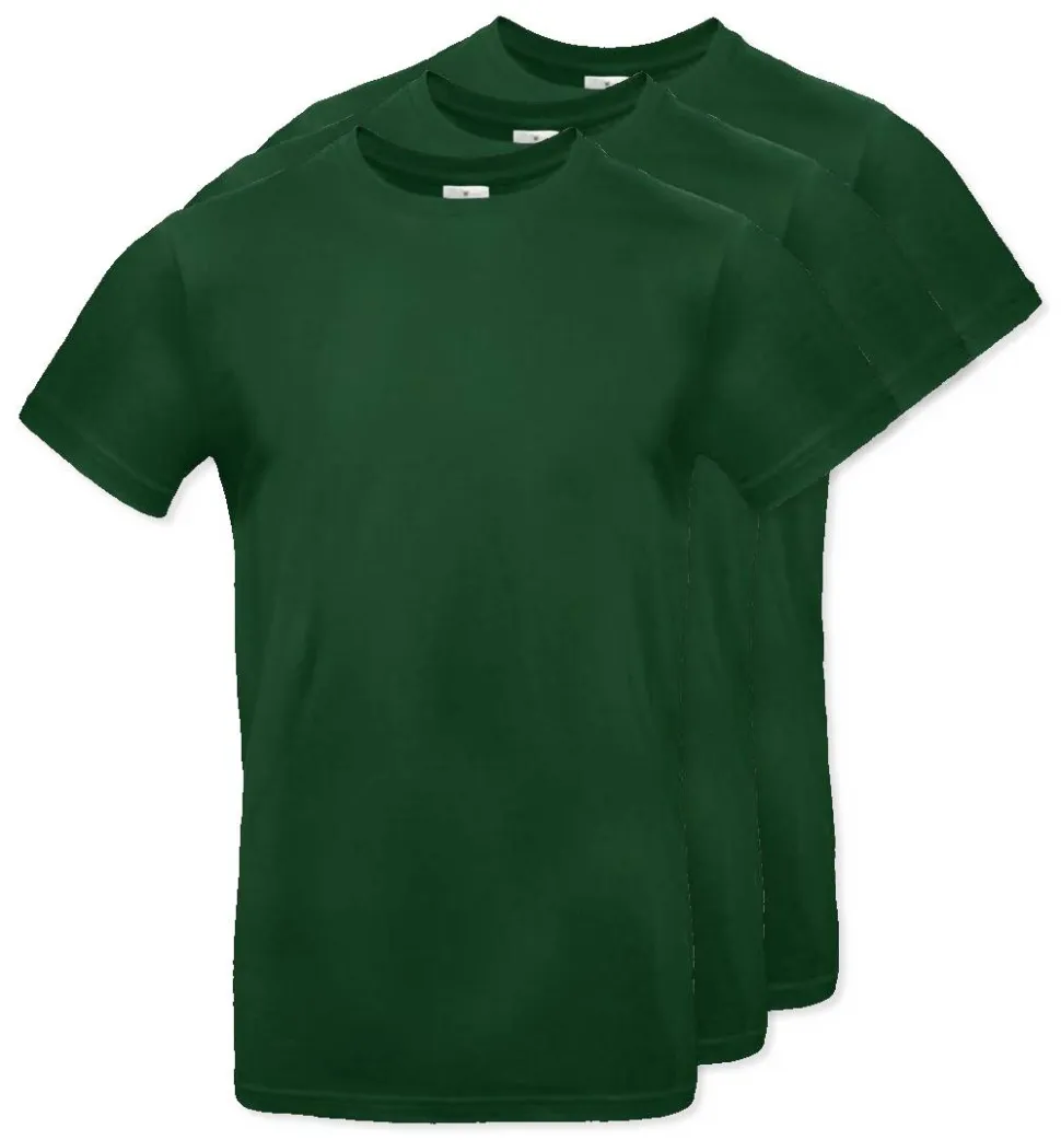 Pack de 3 B&C BC03T - Tee-Shirt Homme 100% Coton
