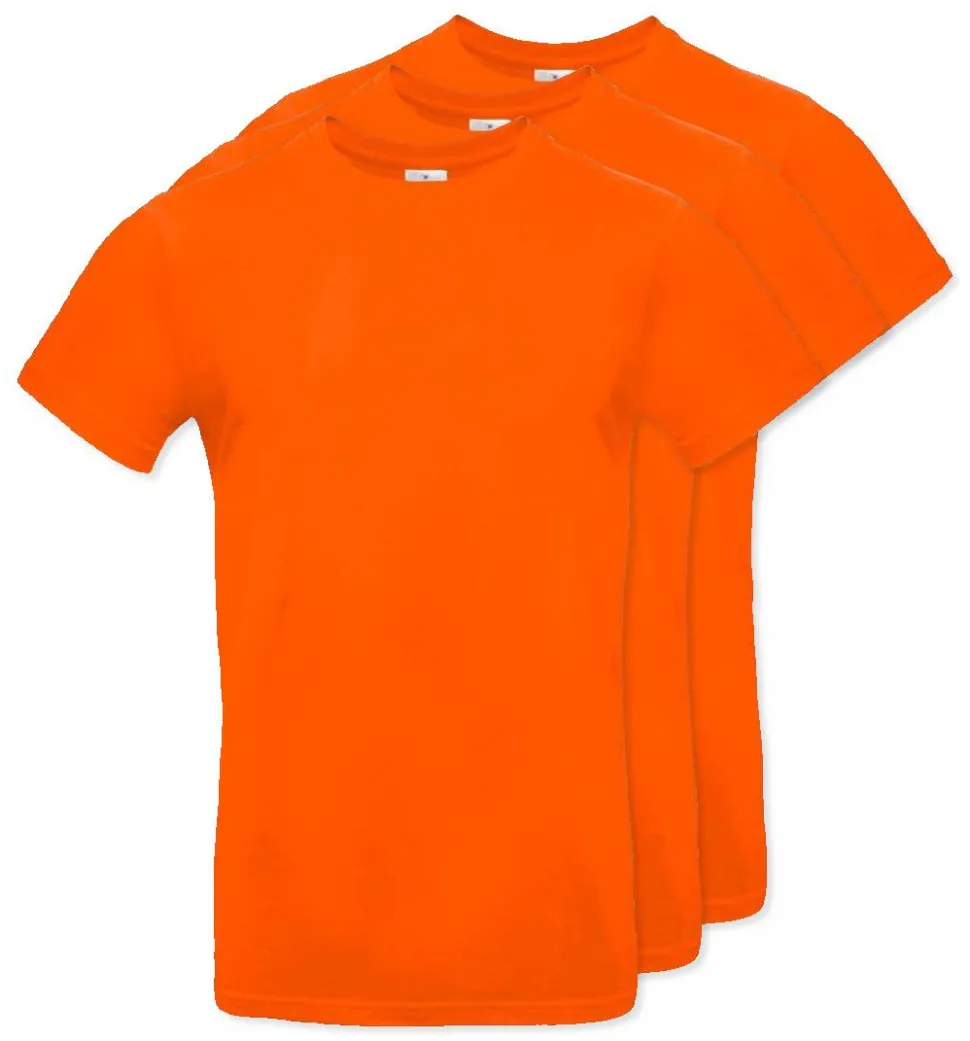 Pack de 3 B&C BC03T - Tee-Shirt Homme 100% Coton