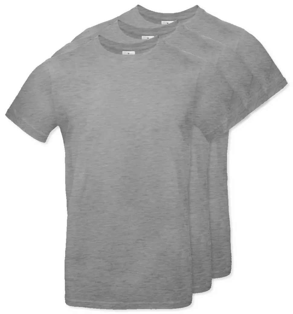 Pack de 3 B&C BC03T - Tee-Shirt Homme 100% Coton