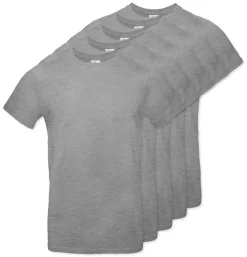 Pack de 5 B&C BC03T - Tee-Shirt Homme 100% Coton