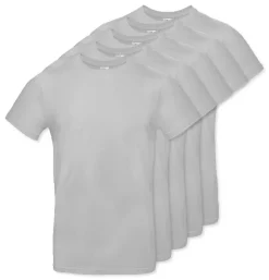 Pack de 5 B&C BC03T - Tee-Shirt Homme 100% Coton