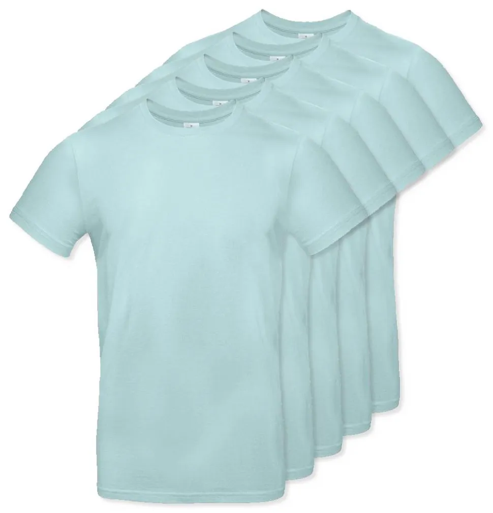 Pack de 5 B&C BC03T - Tee-Shirt Homme 100% Coton
