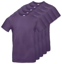 Pack de 5 B&C BC03T - Tee-Shirt Homme 100% Coton
