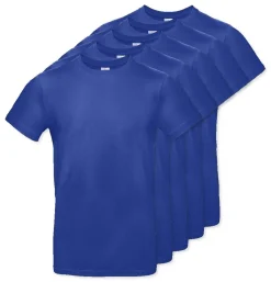 Pack de 5 B&C BC03T - Tee-Shirt Homme 100% Coton