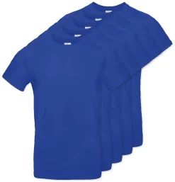 Pack de 5 B&C BC03T - Tee-Shirt Homme 100% Coton
