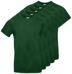 Pack de 5 B&C BC03T - Tee-Shirt Homme 100% Coton