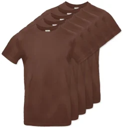 Pack de 5 B&C BC03T - Tee-Shirt Homme 100% Coton