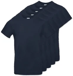 Pack de 5 B&C BC03T - Tee-Shirt Homme 100% Coton