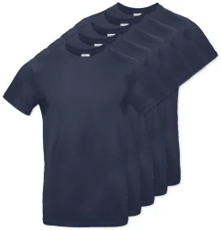 Pack de 5 B&C BC03T - Tee-Shirt Homme 100% Coton
