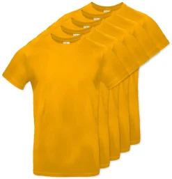 Pack de 5 B&C BC03T - Tee-Shirt Homme 100% Coton