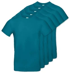 Pack de 5 B&C BC03T - Tee-Shirt Homme 100% Coton