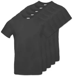 Pack de 5 B&C BC03T - Tee-Shirt Homme 100% Coton