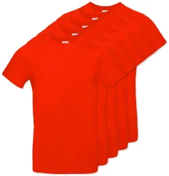 Pack de 5 B&C BC03T - Tee-Shirt Homme 100% Coton