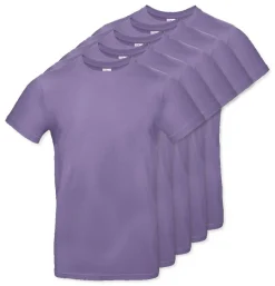 Pack de 5 B&C BC03T - Tee-Shirt Homme 100% Coton